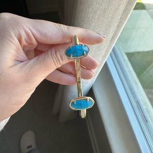 Kendra Scott Gold and Turquoise Bracelet
